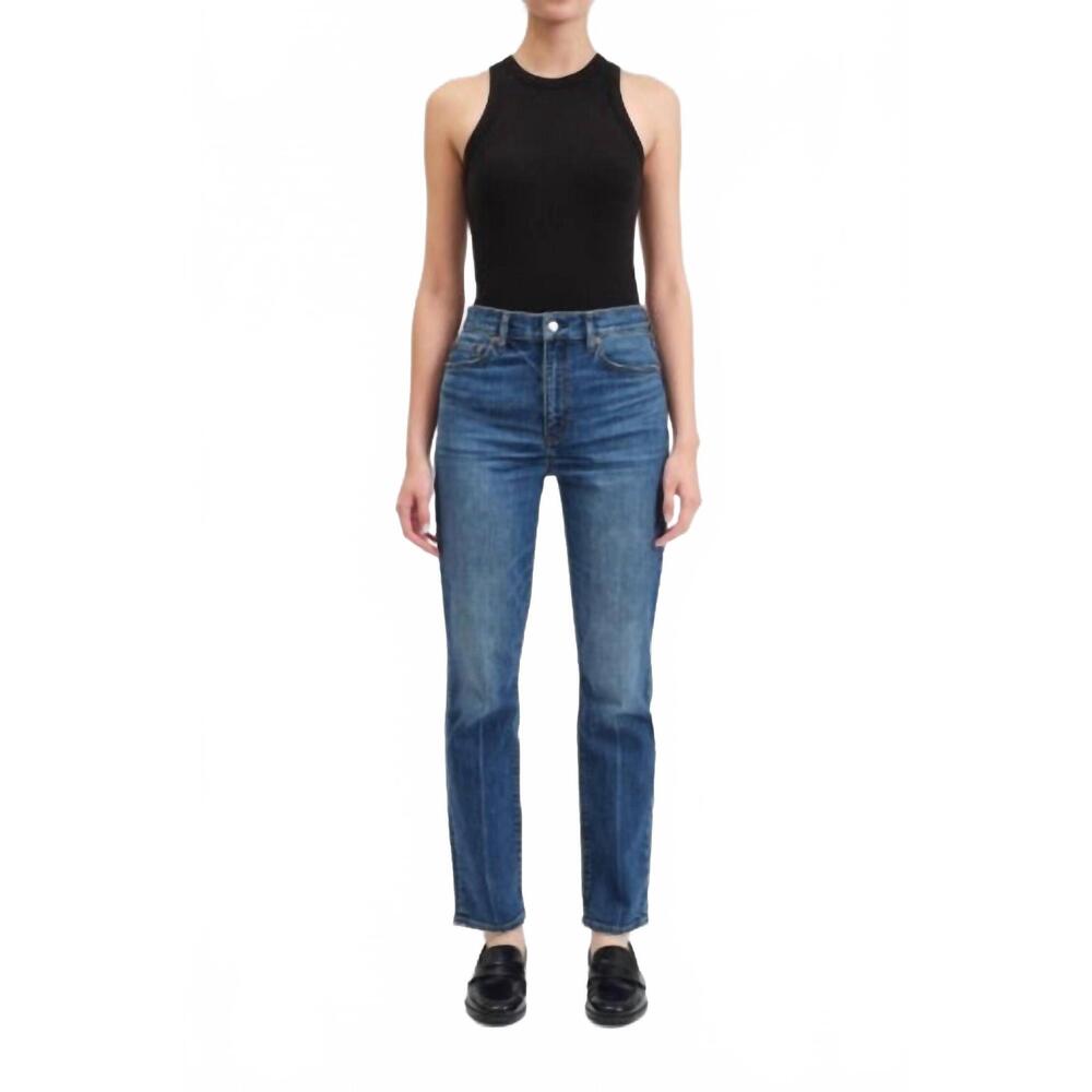 NEW DAZE smarty pants high rise slim jeans in devoted